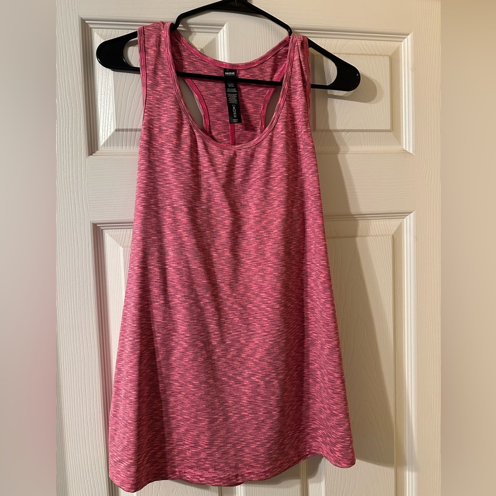 Pink Reebok active tank. Size large